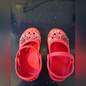 Toddler Girls Croc Sandles Sz 9